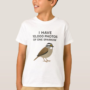 Camiseta 10,000 fotos de One Sparrow - Graciosa fotografía