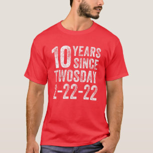 Camiseta 10 Aniversario 2022 Nacido En Feb.