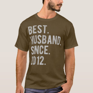 Camiseta 10° Aniversario Boda Por El Mejor Esposo Sin