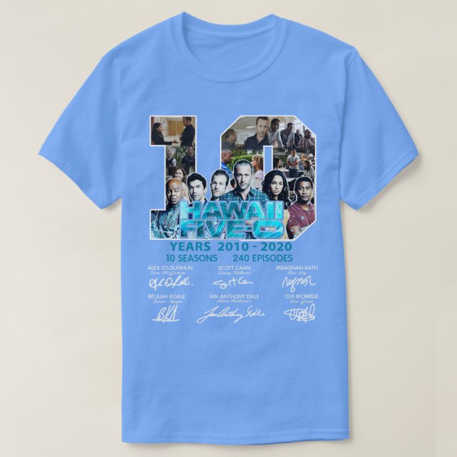Camiseta 10 Años 2010 2020 Firmas TShirt (Diseño del anverso)