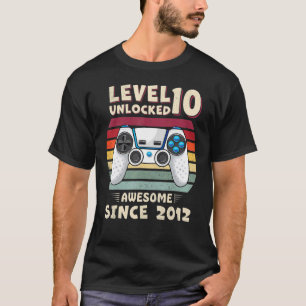 Camiseta 10 años BDay Son Boy Gamer 10 años
