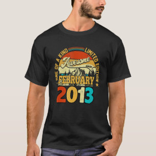 Camiseta 10 años de edad increíble desde febrero de 2013