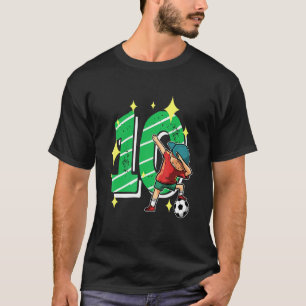 Camiseta 10 años de fútbol 10 cumpleaños de Pla