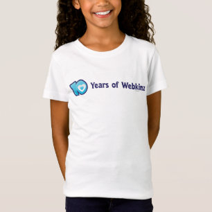 Camiseta 10 años de logotipo de Webkinz