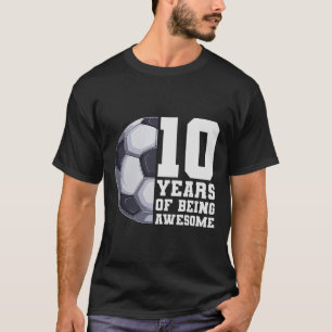 Camiseta 10 Años Siendo Fantásticos Fútbol Infantil Masculi