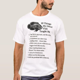 Camiseta 10 Cosas Que Mi Pescado Del Óscar Me Enseñó - Cich