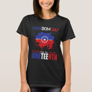 Camiseta 10 de junio celebró la libertad azul blanco rojo l