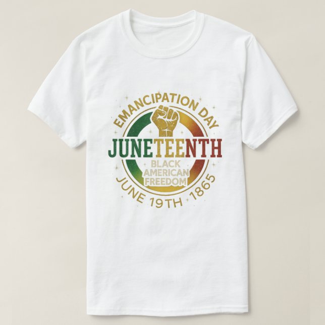 Camiseta 10 de junio Día de la Emancipación Libertad Nortea (Diseño del anverso)