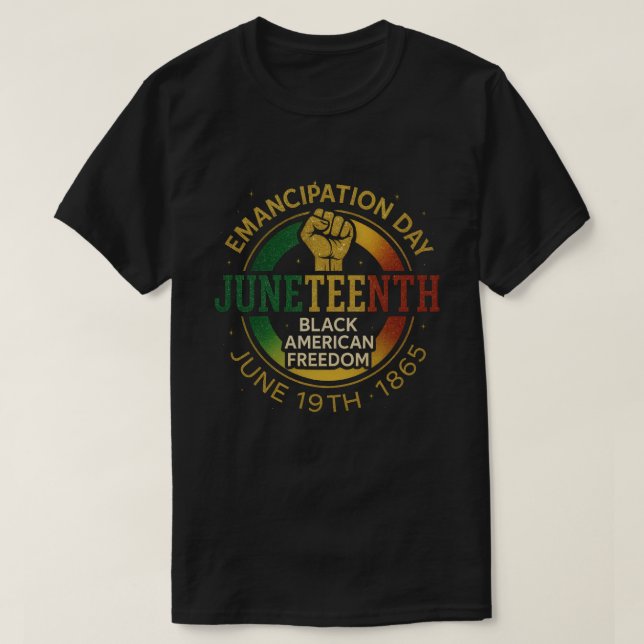 Camiseta 10 de junio Día de la Emancipación Libertad Nortea (Diseño del anverso)