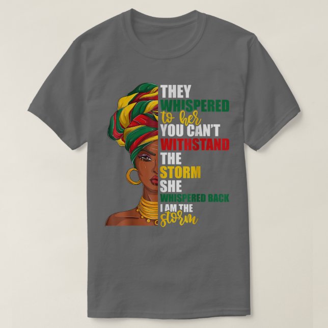 Camiseta 10 de junio Día del Orgullo Africano para las muje (Diseño del anverso)