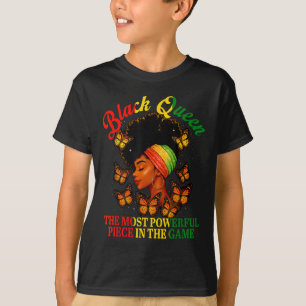 Camiseta 10 De Junio La Reina Negra Ajedrez Poderosa Pieza 