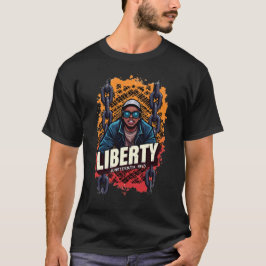 Camiseta 10 de junio "LIBERTAD" por cadenas quebradas en pr