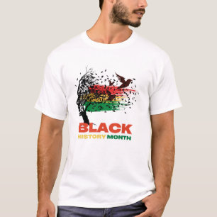 Camiseta 10 de junio Raíz africana África Orgulloso Negro J