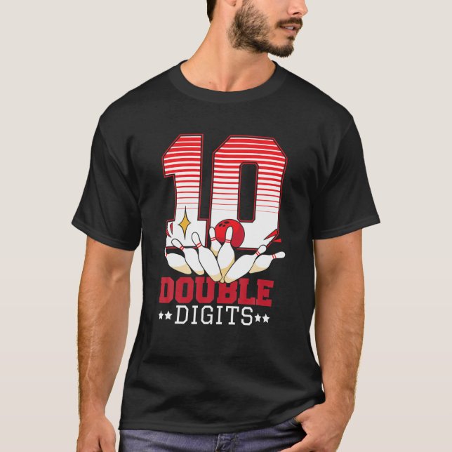 Camiseta 10 Double Digits - 10Th Birthday Boy Funny Kids Bo (Anverso)