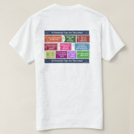 Camiseta 10 extremidades esenciales para Pickleball