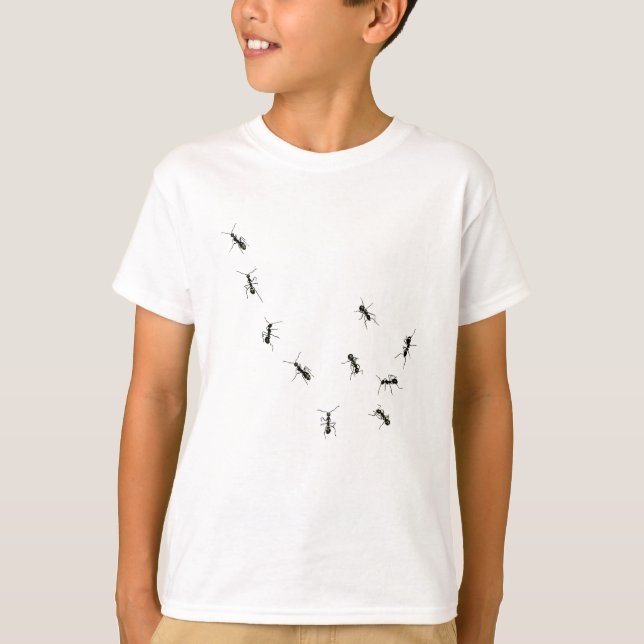 Camiseta 10 hormigas (Anverso)