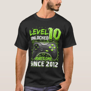 Camiseta 10 Impresionantes videojuegos 2012 desbloqueados D