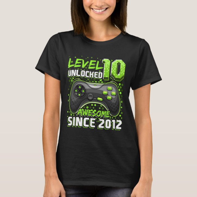 Camiseta 10 Impresionantes videojuegos 2012 desbloqueados D (Anverso)