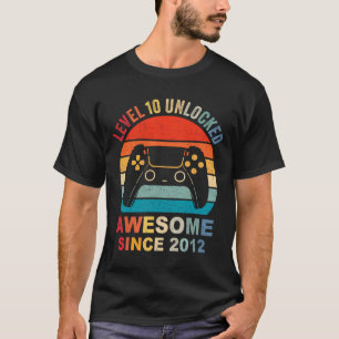 Camiseta 10 Impresionantes videojuegos 2012 desbloqueados D