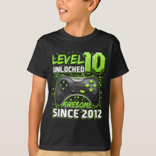 Camiseta 10 Impresionantes videojuegos 2012 desbloqueados D