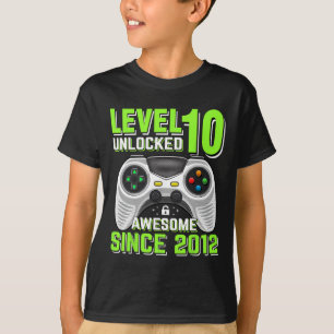 Camiseta 10 Impresionantes videojuegos 2012 desbloqueados D