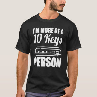 Camiseta 10 Keys Person Harmonica Player