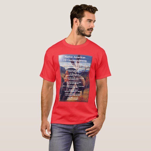 Camiseta 10 mandamientos (Anverso completo)