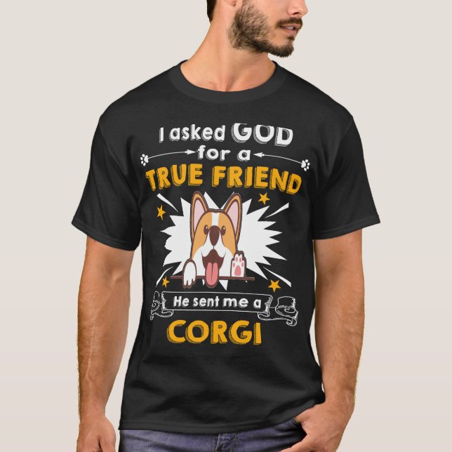 Camiseta 10 Me Envió Un Corgi (Anverso)