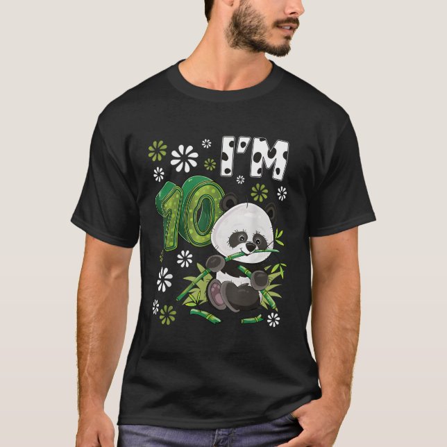 Camiseta 10 Panda 10.ª Py Animal Panda (Anverso)