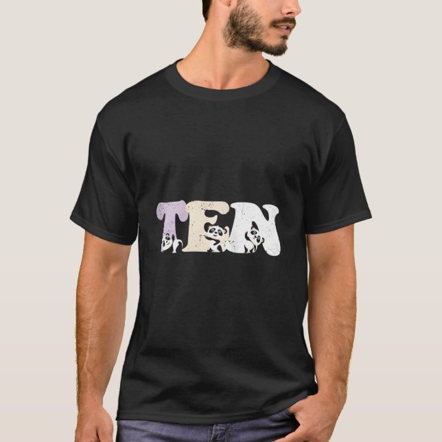 Camiseta 10 Panda 10Th B-Day (Anverso)