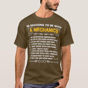Camiseta 10 reason to be a Mechanic 