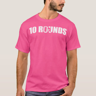 Camiseta 10 Rounds Boxing Lover Gym Boxer Kickboxing Kickbo
