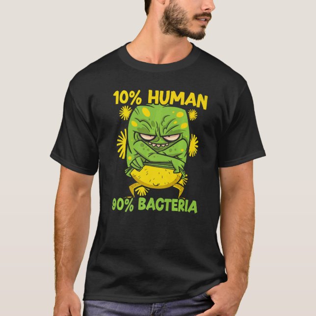 Camiseta 10 Scienti de microbiología de la ciencia bacterio (Anverso)