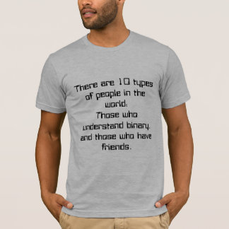 Camiseta 10 tipos de gente