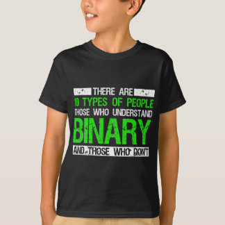 Camiseta 10 Tipos De Personas Que Comprenden Binario