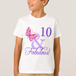 Camiseta 10 Y Fabuloso Cumpleaños