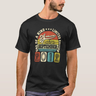 Camiseta 10 Years Old  10th Birthday Awesome Since Septembe