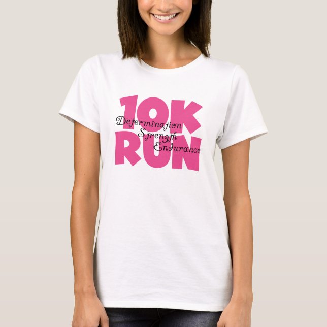 Camiseta 10K Run Pink (Anverso)