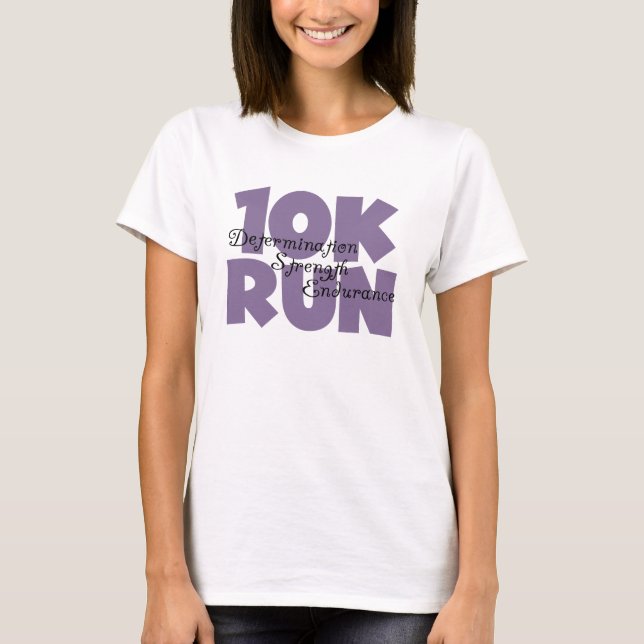 Camiseta 10K Run Purple (Anverso)