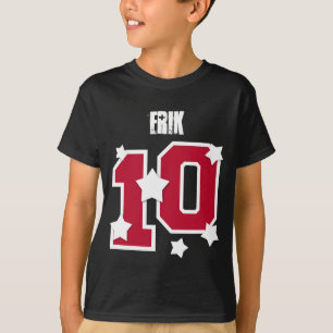 Camiseta 10mo El ROJO conocido de encargo del cumpleaños