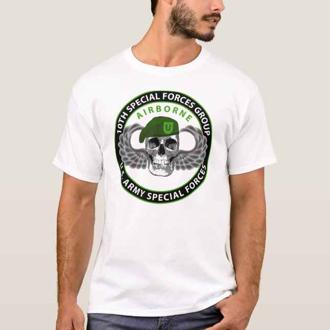 Camiseta 10mo Grupo de las fuerzas especiales (Anverso)