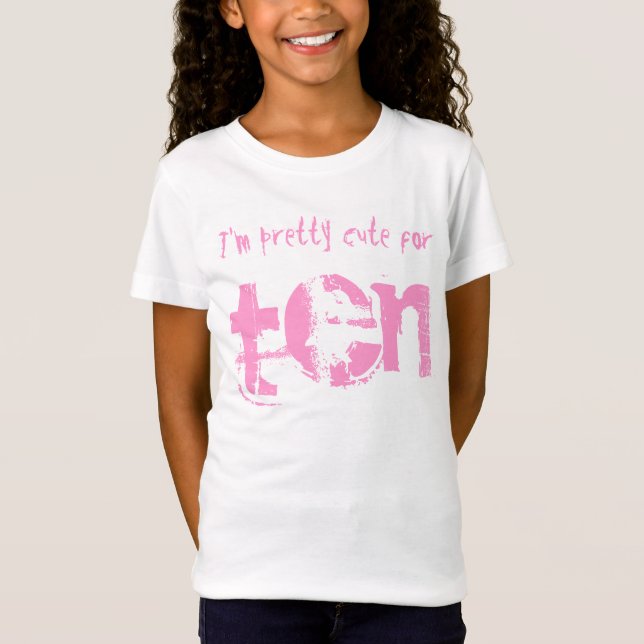 Camiseta 10mo regalo de cumpleaños de diez años V016 (Anverso)