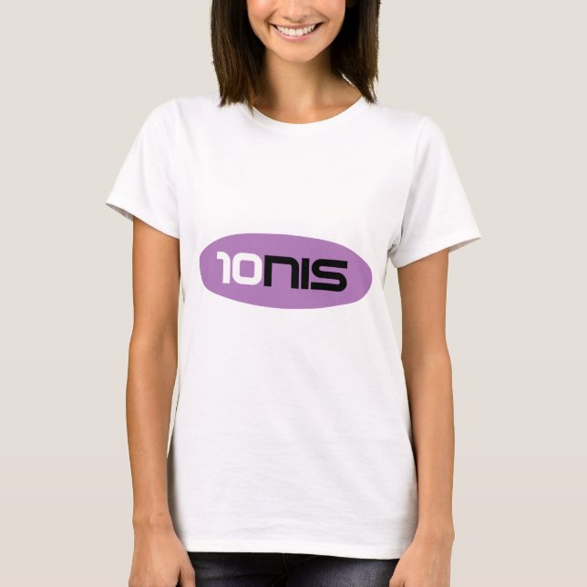 Camiseta 10NIS Marca t shir para mujeres (Anverso)