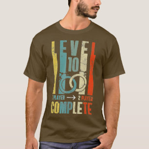 Camiseta 10th 10 year Wedding Anniversary Gift Retro Husban