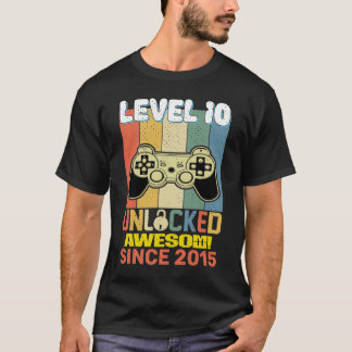 Camiseta 10th Birthday Gamer 10 Year Old Funny Bday Boy Nin