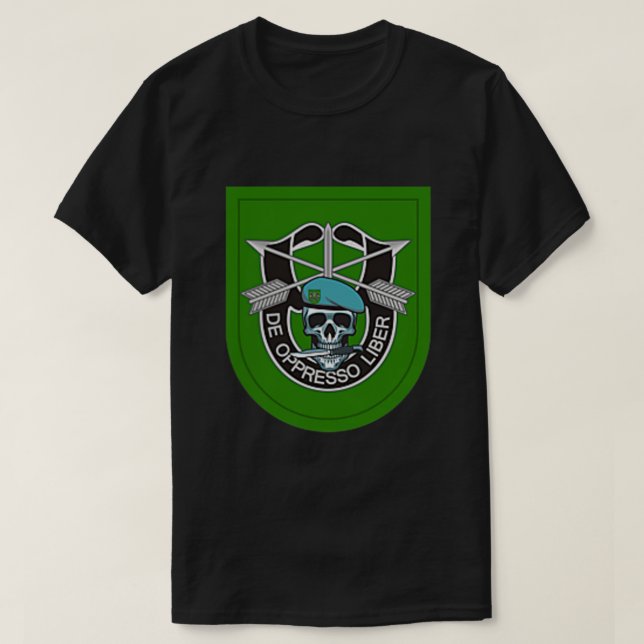 Camiseta 10th Special Forces Group Veteran 10th SFG Memoria (Diseño del anverso)