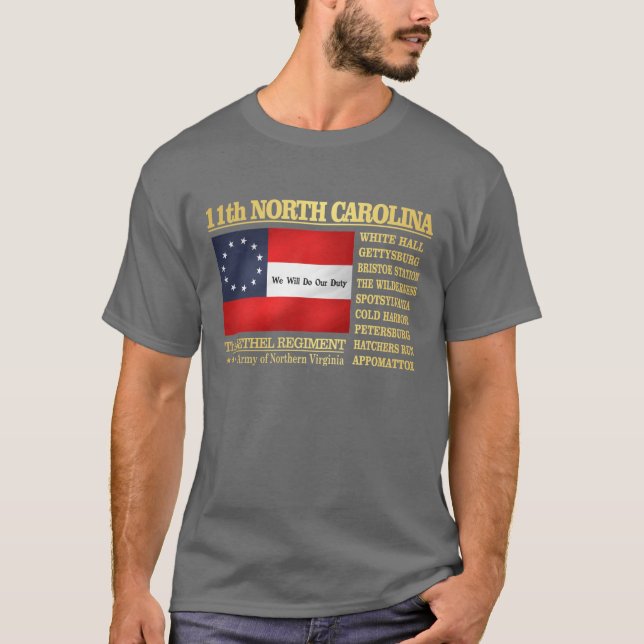 Camiseta 11ª Infantería de Carolina del Norte (BA2) (Anverso)