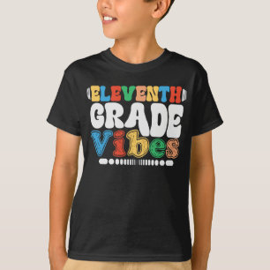 Camiseta 11º Grado Vibes De Vuelta A La Escuela 11º Grado