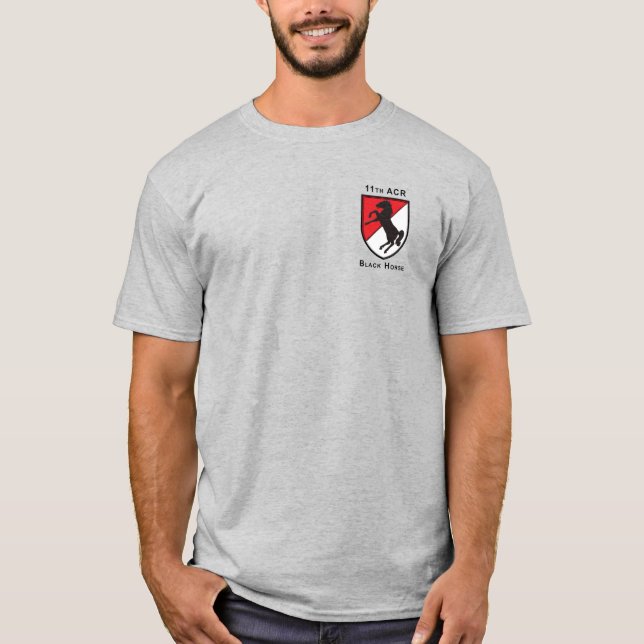 Camiseta 11º Regimiento de Caballería Blindada (Anverso)