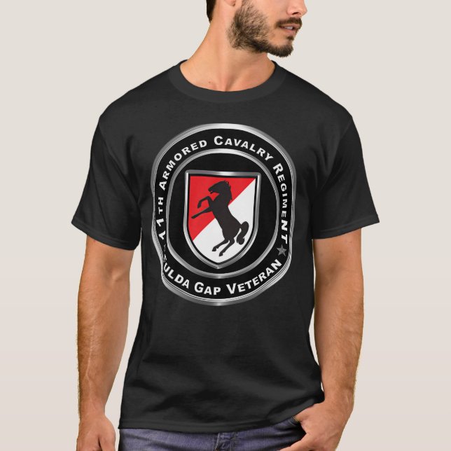 Camiseta 11º Regimiento de Caballería Blindada Fulda Gap (Anverso)